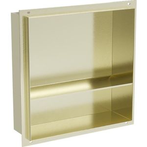 MEXEN - X-Wall-NR modul pre vstavanie do steny s policou 30x30, zlatá 1951303010S vyobraziť