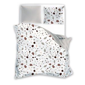 Bavlněné povlečení BOHO 001 220x200 cm + 2x 70x80 cm terazzo/béžové vyobraziť