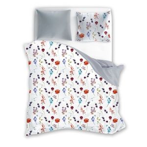 Bavlněné povlečení PURE COTTON 012 220x200 cm + 2x 70x80 cm bílé/šedé vyobraziť