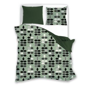Bavlněné povlečení PURE COTTON 013 220x200 cm + 2x 70x80 cm zelené vyobraziť