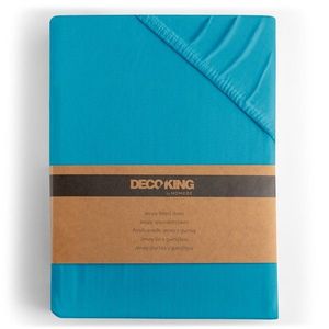 Bavlnené prestieradlo AmeliaHome AMBER morská modrá vyobraziť