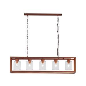 Jupiter 1804 - MC5 - Luster na reťazi MACARI 5xE27/60W/230V medená 1804 vyobraziť