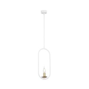 Jupiter 1813 - PI1 E14 - Luster na lanku PONTI 1xE14/40W/230V biela 1813 vyobraziť