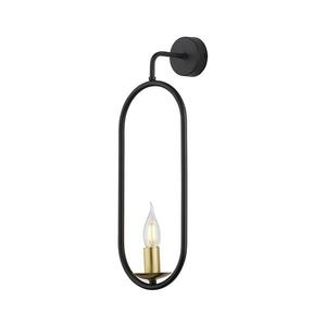 Jupiter 1812 - PIK E14 - Nástenné svietidlo PONTI 1xE14/40W/230V čierna 1812 vyobraziť