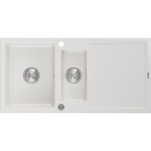 MEXEN MEXEN - Andres granitový drez 1.5 s odkvapkávačom 1000x500 mm, biela 6515101510-20 vyobraziť