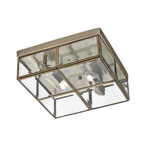 Searchlight 6769-26AB - Stropné svietidlo FLUSH 2xE14/40W/230V mosadz 6769-26AB vyobraziť