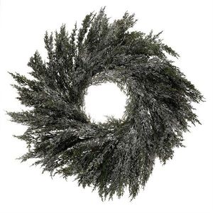 Umelý veniec z Tuje, pr. 70 cm, srienistý vyobraziť