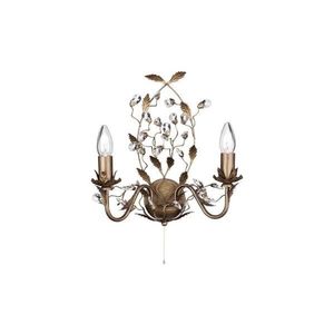 Searchlight 2492-2BR - Nástenné svietidlo ALMANDITE 2xE14/7W/230V 2492-2BR vyobraziť