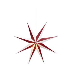 Markslöjd 704523 - Vianočná dekorácia ALVA 1xE14/25W/230V červená/biela 75 cm 704523 vyobraziť