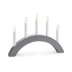 Markslöjd 704470 - Vianočný svietnik ATLE 5xE10/3W/230V šedá 704470 vyobraziť
