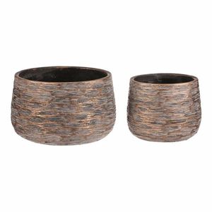 Súprava betónových obalov Ryha, 2 ks, sivá, v. 13 cm vyobraziť