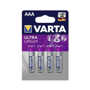 Varta 6103301404 - 4 ks Líthiová batéria ULTRA AAA 1, 5V 6103301404 vyobraziť