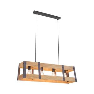 Leuchten Direkt 15721-79 - Luster na lanku CRATE 4xE27/60W/230V 15721-79 vyobraziť