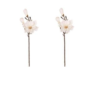 Set kvetov Magnólia, 2 ks, biela, 65 cm vyobraziť