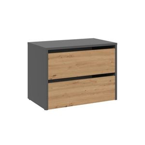 Botník MODO 60 cm antracit/dub artisan vyobraziť