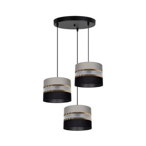 Luster na lanku CORAL 3xE27/60W/230V čiernošedá 0457 vyobraziť
