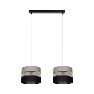 Luster na lanku CORAL 2xE27/60W/230V čiernošedá 0446 vyobraziť