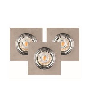 2515336 - SADA 3x LED Podhľadové svietidlo VITAR 1xGU10/5W/230V betón 2515336 vyobraziť