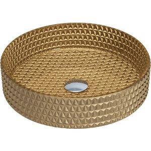 MEXEN - Aura sklenené umývadlo 39x39, zlaté 24013950 vyobraziť