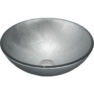 MEXEN - Mira sklenené umývadlo 42, strieborná 24124211 vyobraziť