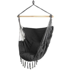 Brazilské závěsné křeslo BAHIO grafitově šedé vyobraziť