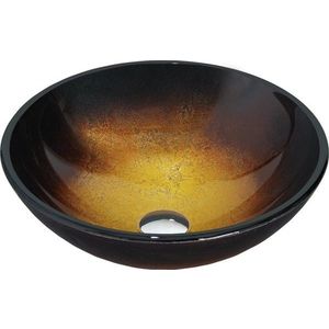 MEXEN - Mira sklenené umývadlo 42, zlatá tmavá 24124251 vyobraziť