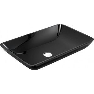 MEXEN - Megan sklenené umývadlo 56x36, čierna 24135670 vyobraziť