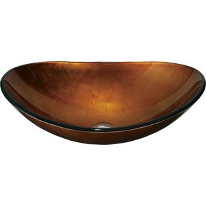 MEXEN - Sonia sklenené umývadlo 54, zlaté 24145450 vyobraziť