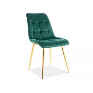 Čalouněná jídelní židle Chic Gold Velvet - výber z 4 prevedení vyobraziť