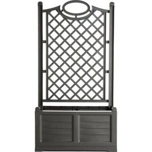 Bama Veľkoobjemový kvetináč s okrasnou opierkou Separe antracit, 80 x 150 x 42, 5 cm vyobraziť