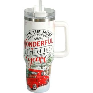 Vianočný termohrnček Merry Christmas 1, 2 l, biela vyobraziť