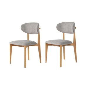 Súprava jedálenských stoličiek Lionte Grey and Light Oak, 2 ks vyobraziť