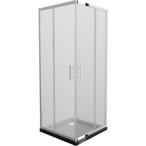 MEXEN/S - Rio sprchovací kút 70x70, dekor, chróm + vanička so sifónom 860-070-070-01-30-4070 vyobraziť