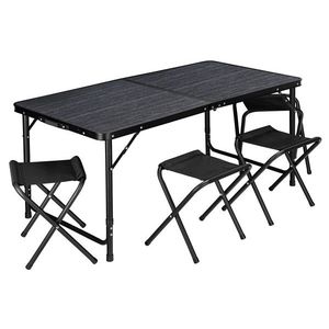 Campingová sada nábytku TRAMP černá vyobraziť