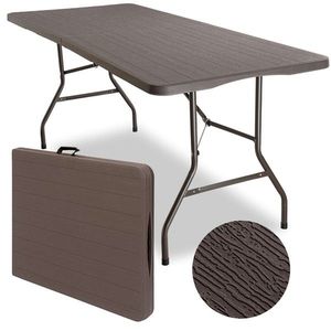 Cateringový stůl WOODLAN 180 cm hnědý vyobraziť