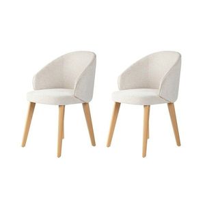 Súprava jedálenských stoličiek Bentley White and Light Oak, 2 ks vyobraziť