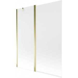 MEXEN - Flip vaňová zástena 1-krídlo 140x150, dekor, zlato 894-140-101-50-30 vyobraziť