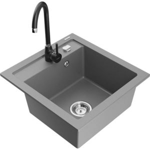 MEXEN/S MEXEN/S - Vito granitový drez vrátane batérie Telma, šedá 6503-71-670200-70 vyobraziť