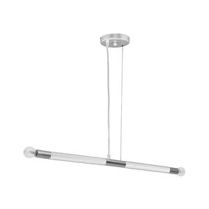 Luster na lanku BASTONE WHITE 2xE14/40W/230V biela/lesklý chróm MLP6566 vyobraziť