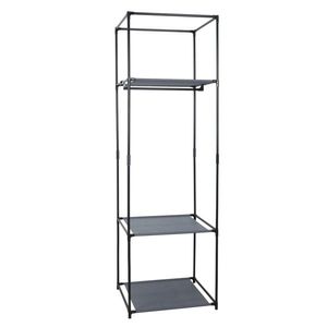 ALBUS vešiak na šatstvo, kov a textil, čierny vyobraziť