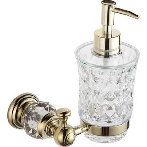 Dávkovač mydla s úchytom MEXEN ESTELA zlatý vyobraziť