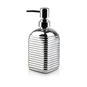 Dávkovač na mydlo TESSA 19 x 7, 8 cm strieborný vyobraziť