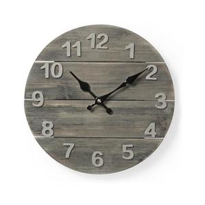 CLWA002WD30 - Nástenné hodiny 1xAA/1, 5V smrek 30 cm CLWA002WD30 vyobraziť