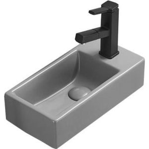MEXEN - Inez umývadlo na dosku ľavé 40x20, sivá mat 21484061L vyobraziť