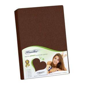 Bellatex Jersey plachta tmavohnedá, 90 x 200 cm vyobraziť