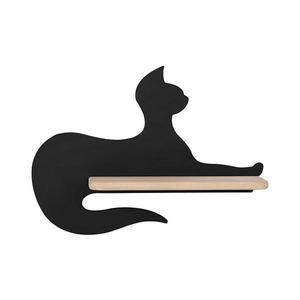 LED Detské nástenné svietidlo s poličkou BLACK CAT LED/5W/230V 21-75642 vyobraziť