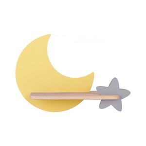 LED Detské nástenné svietidlo s poličkou MOON LED/5W/230V 21-76731 vyobraziť