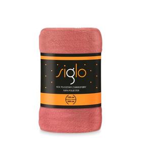 Deka z mikroplyšu Siglo 150x200 cm ružová vyobraziť