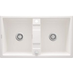 DEANTE DEANTE - Eridan alabaster - Granitový dvojdrez ZQE_A203 vyobraziť