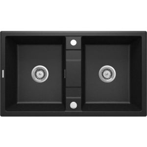 DEANTE DEANTE - Eridan grafit metalic - Granitový drez, 2 - bowl ZQE_G203 vyobraziť